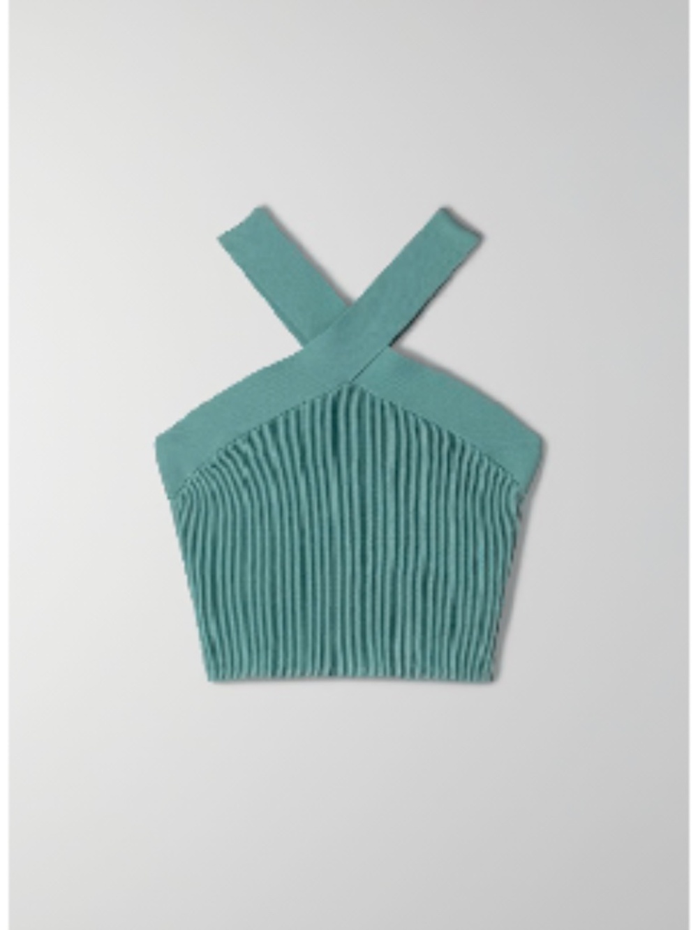 Aritzia Sculpt Knit Criss Cross Cropped Tank